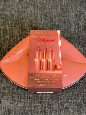 NEW Charlotte Tilbury “Charlotte’s Iconic Hollywood Mini Lip Trio”